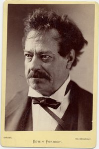 Edwin Forrest (1806-72), Amerikaanse acteur door Napoleon Sarony